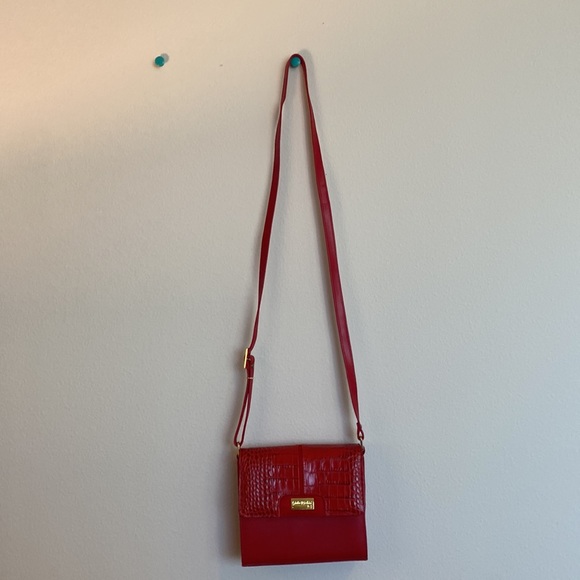 Small Red Leather Purse | Made in Italy - Picture 6 of 8